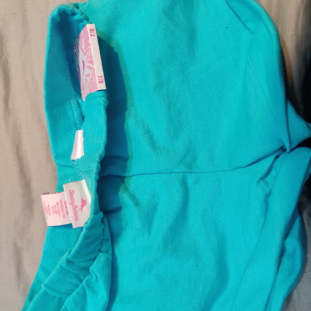 Tommy Bahama Girls Cotton Blue Shorts 7/8